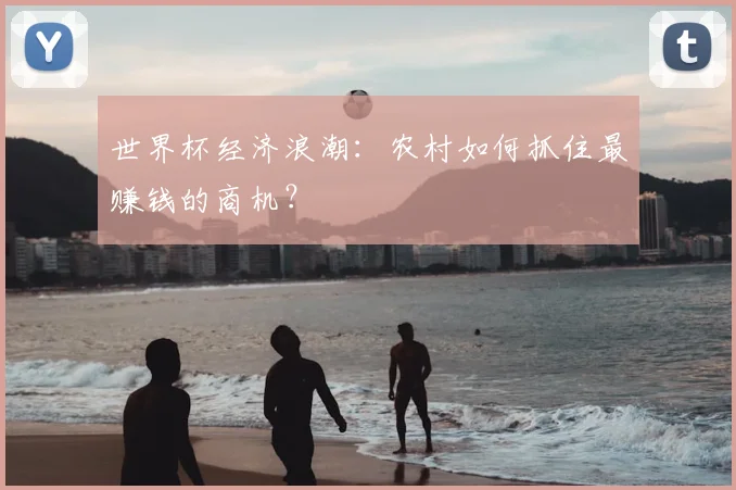 世界杯经济浪潮:农村如何抓住最赚钱的商机?